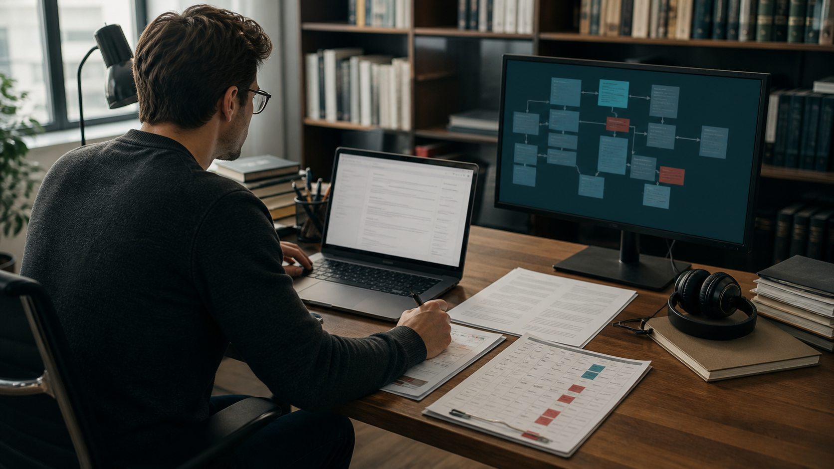 A professional building a repeatable AI research workflow: Build a repeatable AI research and writing workflow: an intermediate guide.