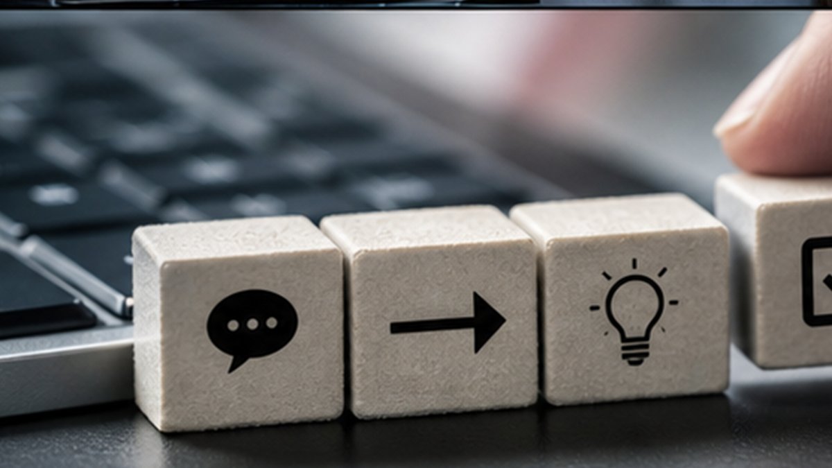 Editorial photograph illustrating: A beginner's guide to useful AI prompts—without memorizing magic words.