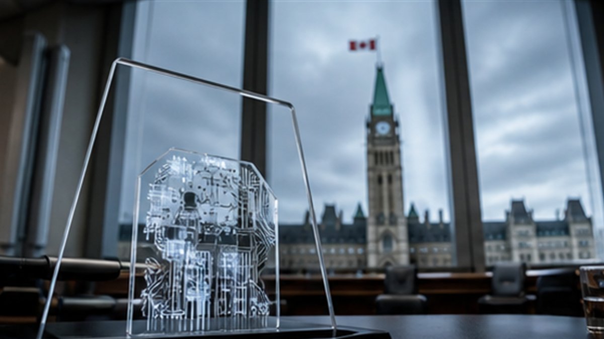 Editorial photograph illustrating: Canada wants clearer AI disclosures. Here is what useful transparency looks like.