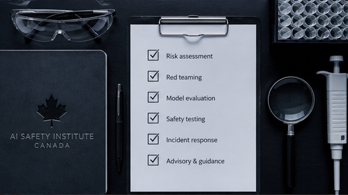 Editorial photograph illustrating: What Canada’s AI Safety Institute can actually do.