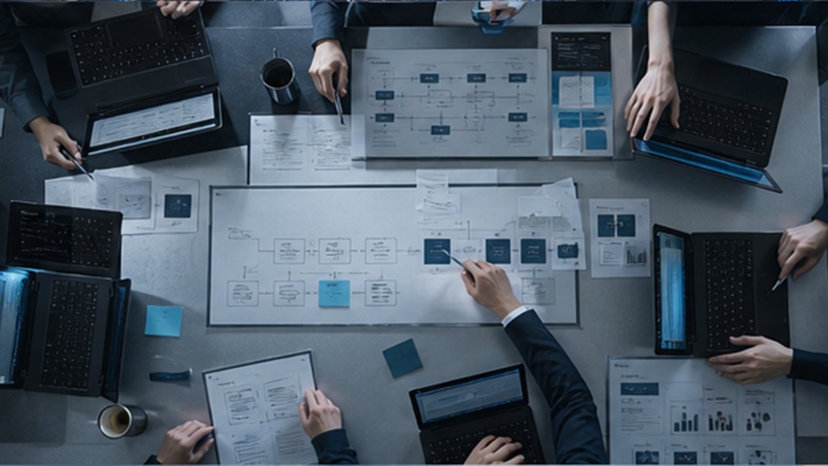 Editorial photograph illustrating: GitHub Copilot’s agent shift changes what teams need to review.