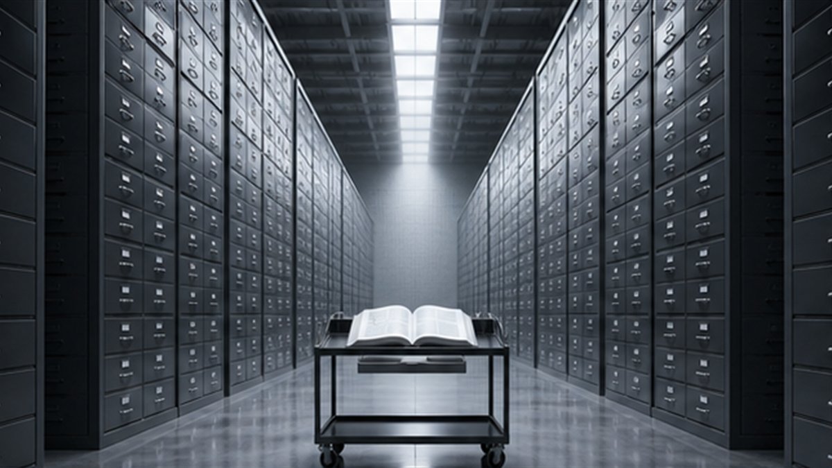 Editorial photograph illustrating: A huge context window is not the same as a good memory.