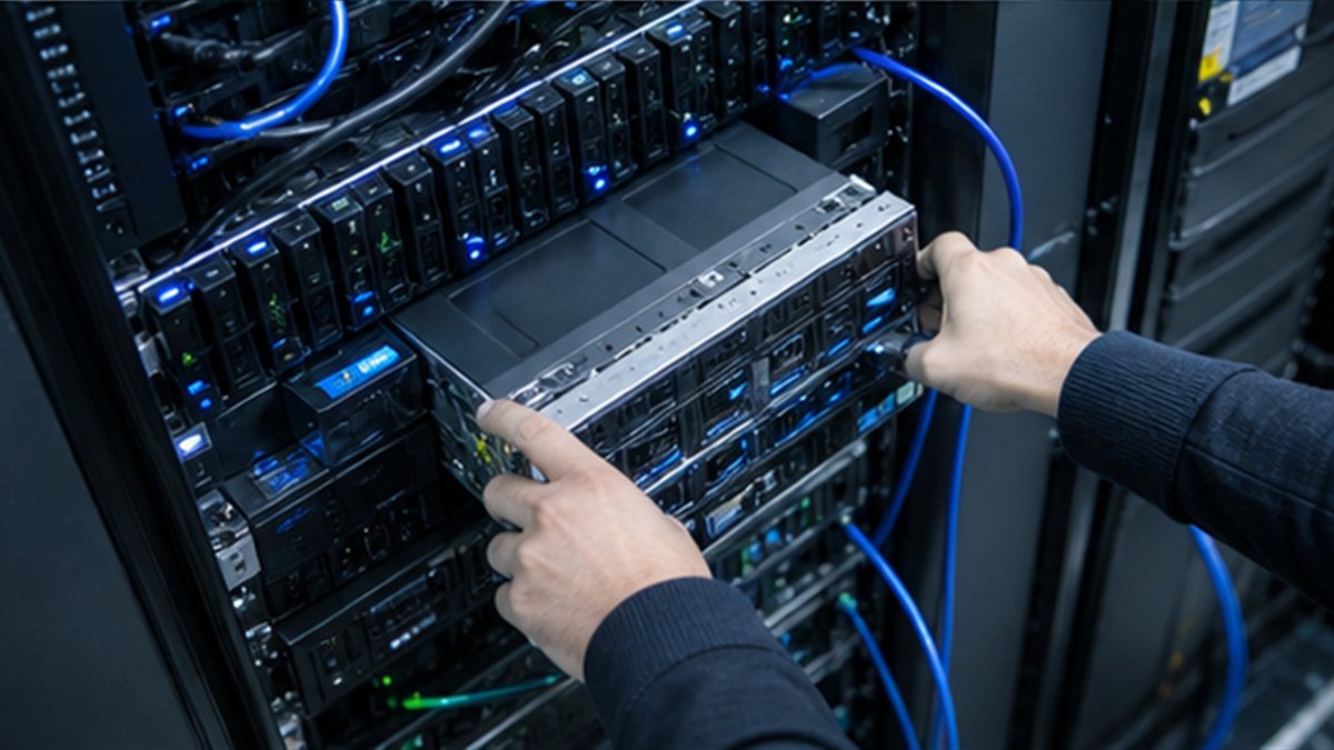 Editorial photograph illustrating: Open-weight AI gives teams control—and a larger operations bill.